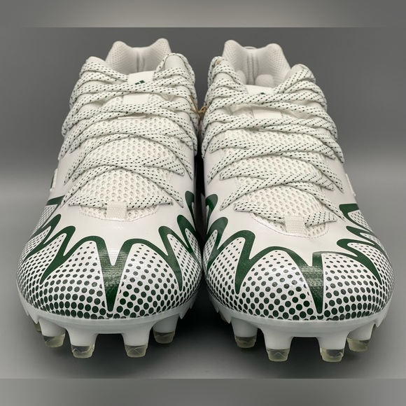 Adidas Freak 22 Team Football Cleats White Green GY0434 MSU Men’s Size 10.5 NEW main image 5